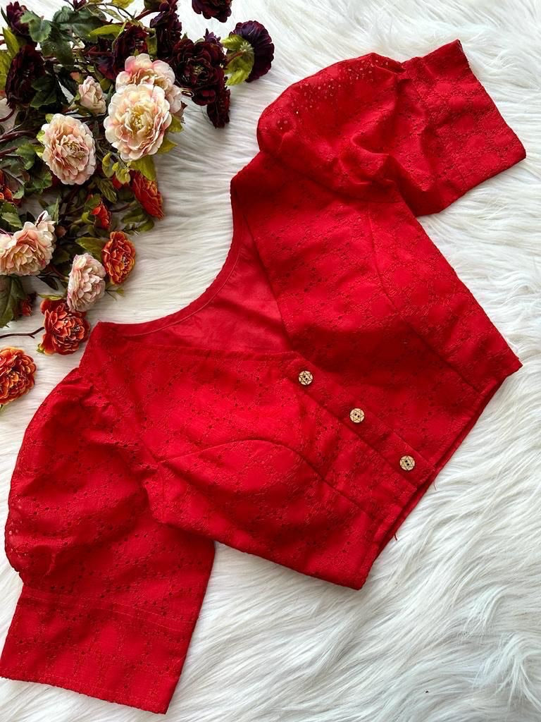 Cotton Charm Puff Blouse