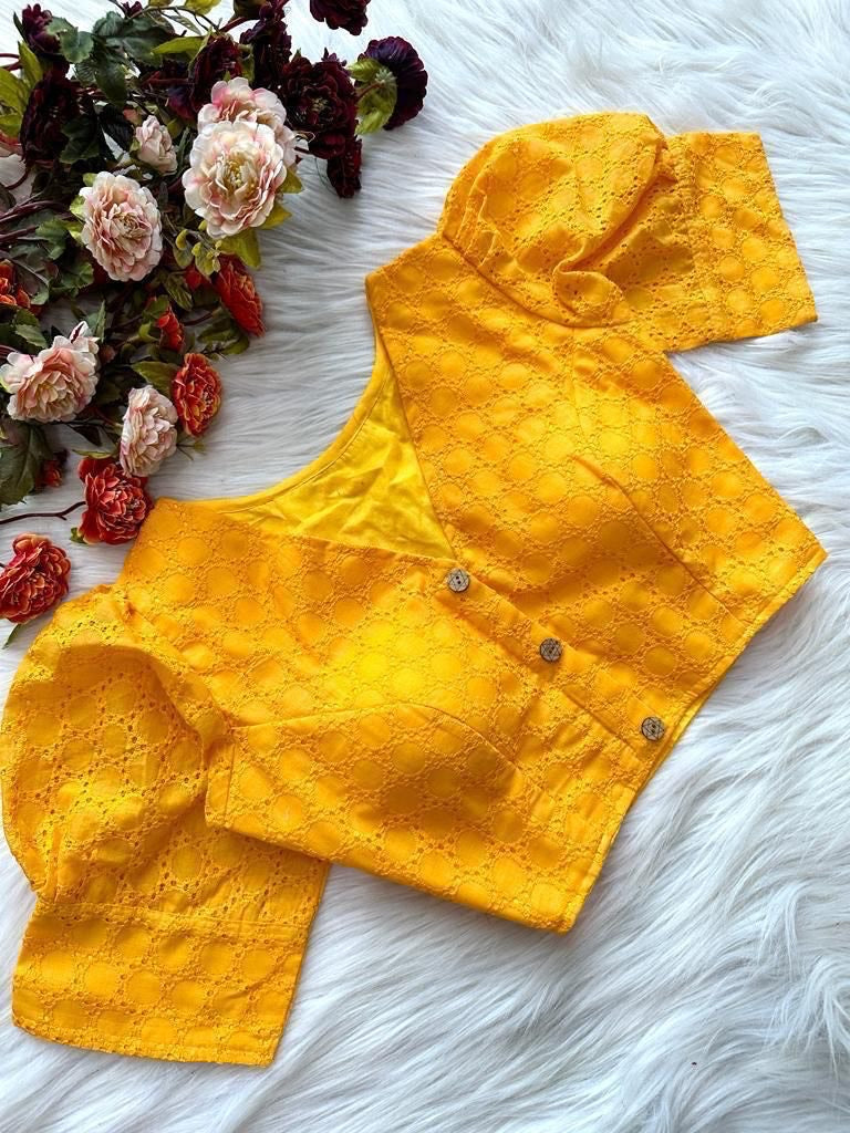 Cotton Charm Puff Blouse