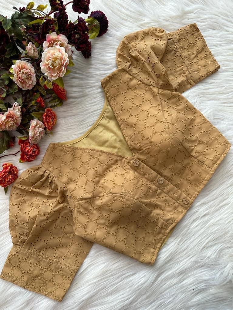 Cotton Charm Puff Blouse