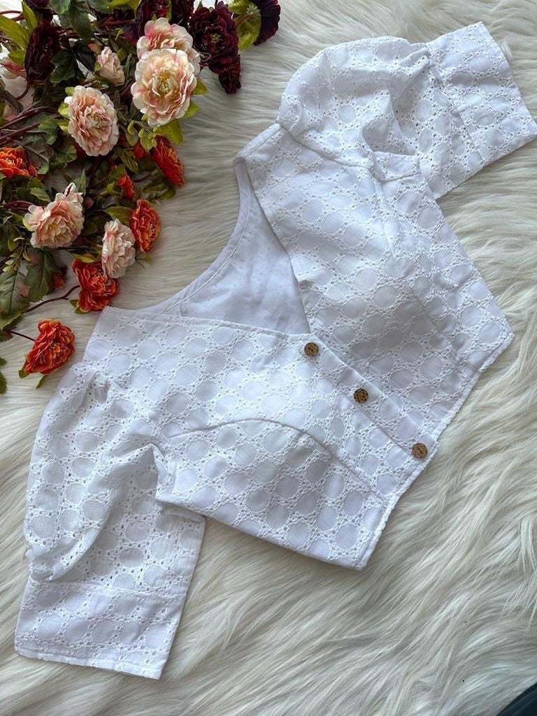 Cotton Charm Puff Blouse