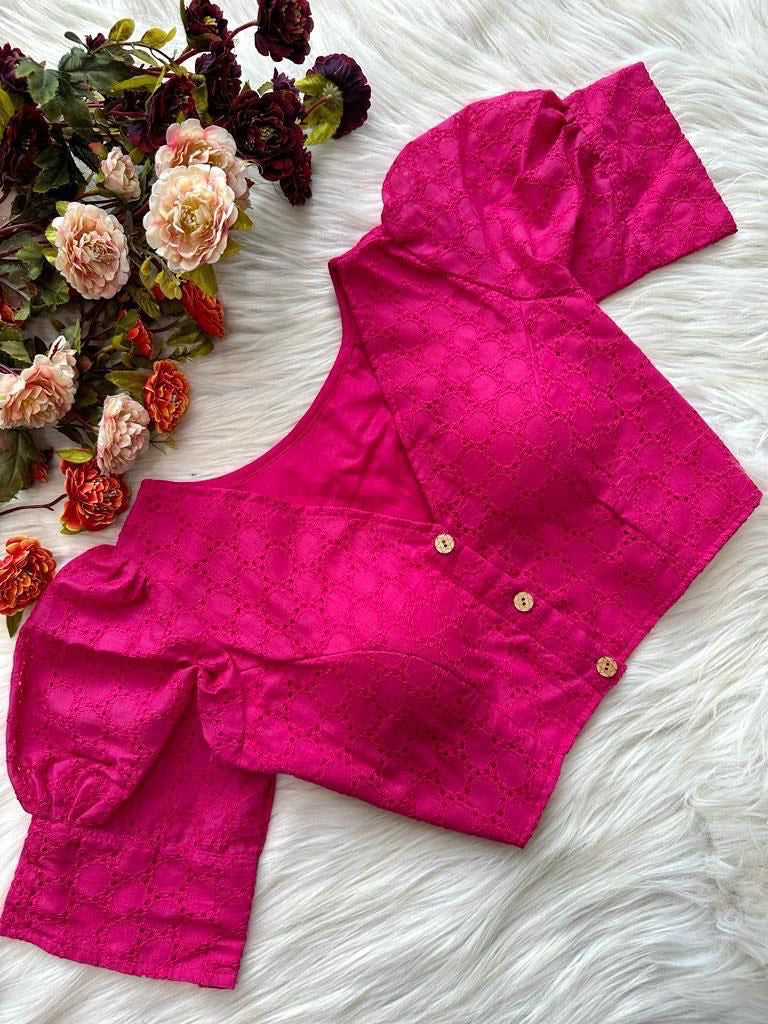 Cotton Charm Puff Blouse