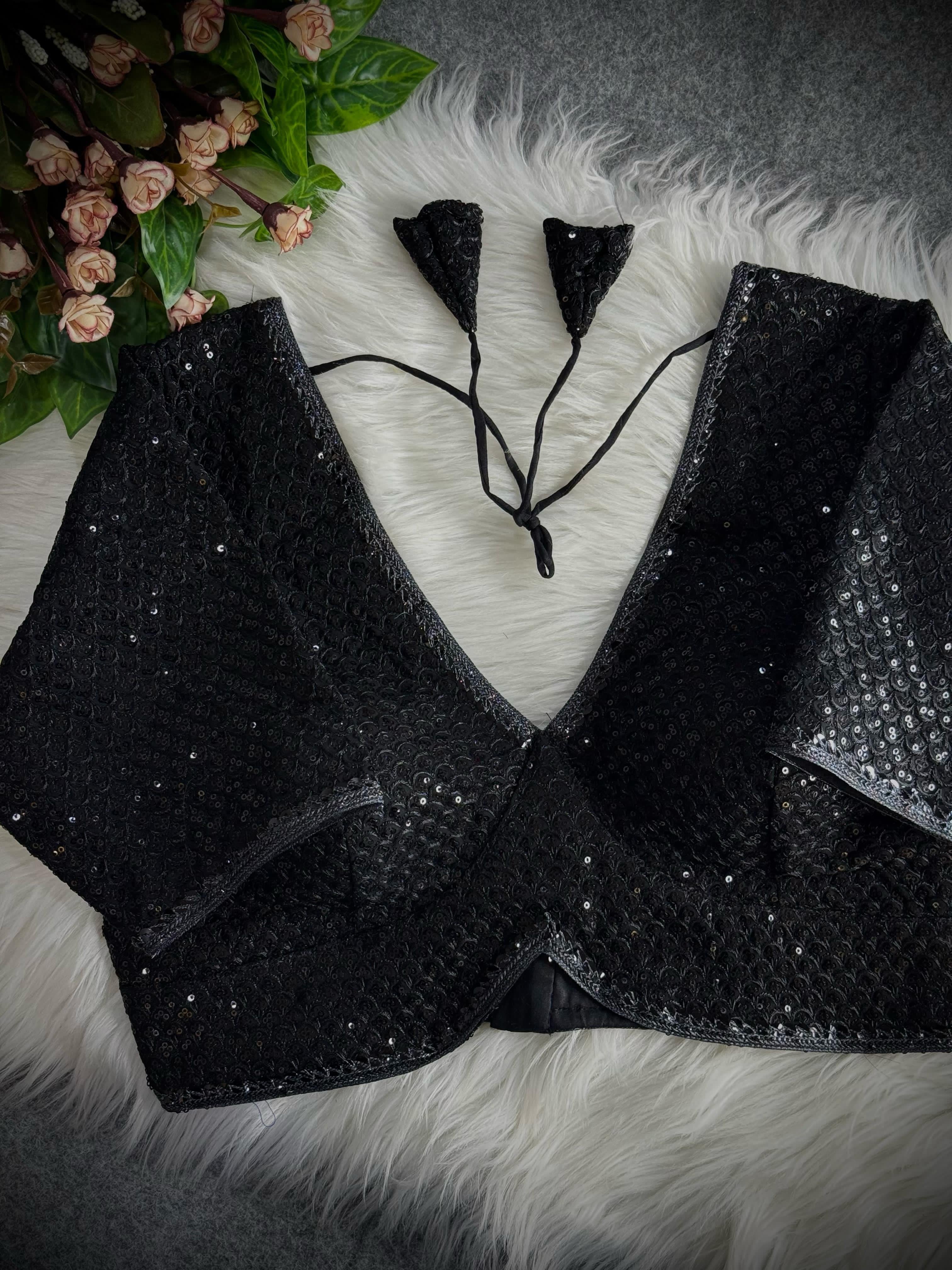 Shimmer Luxe V-Cut Blouse