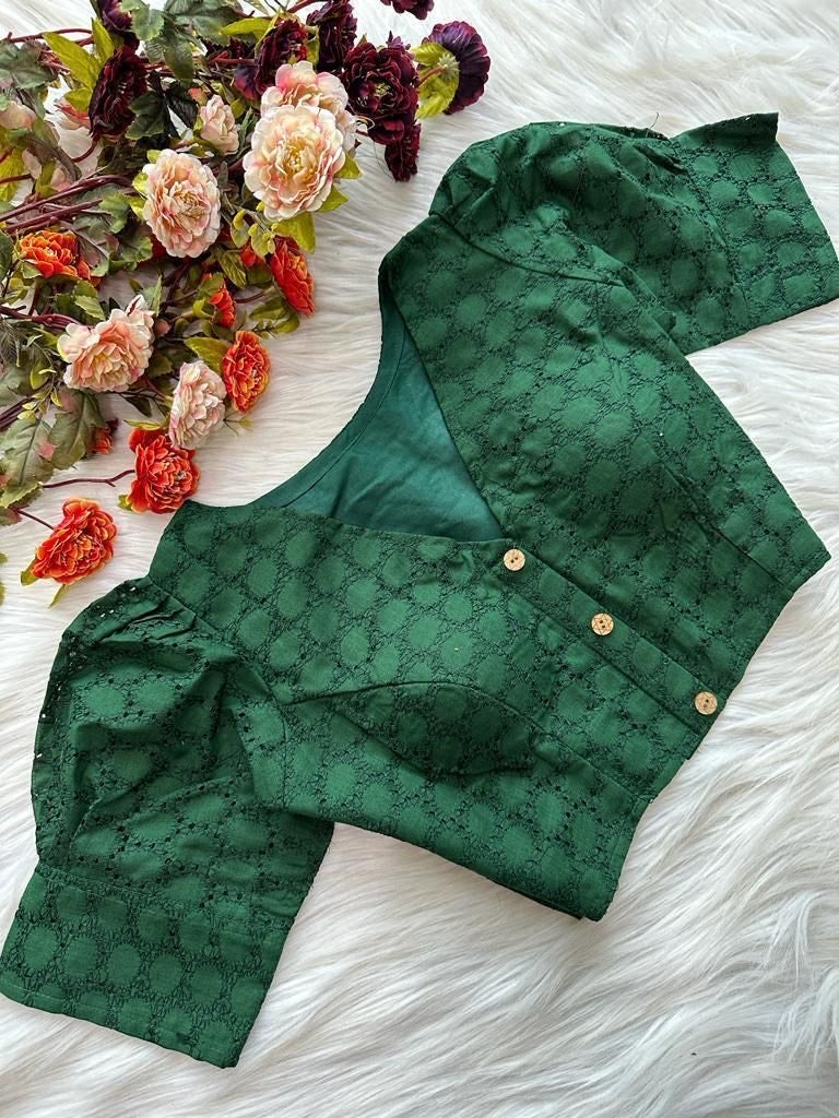 Cotton Charm Puff Blouse